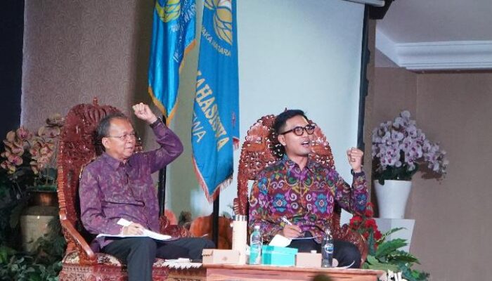Gubernur Koster Ajak Civitas Akademika Unwar Batasi Timbulan Sampah Plastik Sekali Pakai dan Kelola Sampah Berbasis Sumber