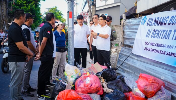 Bupati Badung Langsung Awasi Pemilahan Sampah Horeka di Kuta dan Tuban