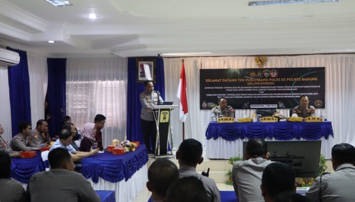 Menguatkan Pelayanan Publik, Puslitbang Polri Kunjungi Polres Badung