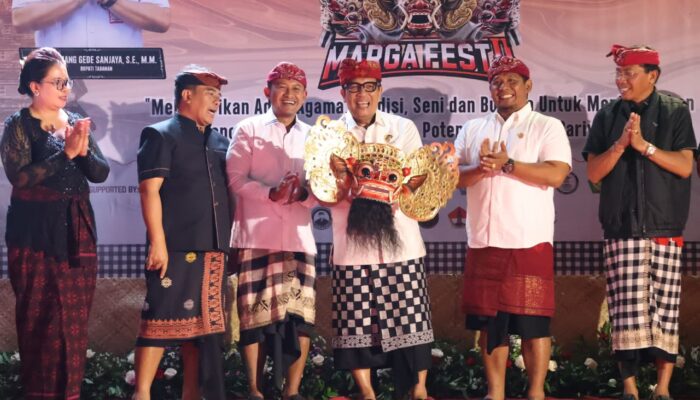 Bupati Sanjaya Buka Marga Fest II Tahun 2026, Dorong Pelestarian Seni Budaya dan Penguatan Potensi Lokal